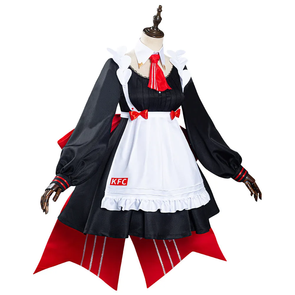 Genshin Impact x KFC Noelle Maid Dress Suit Cosplay Costume