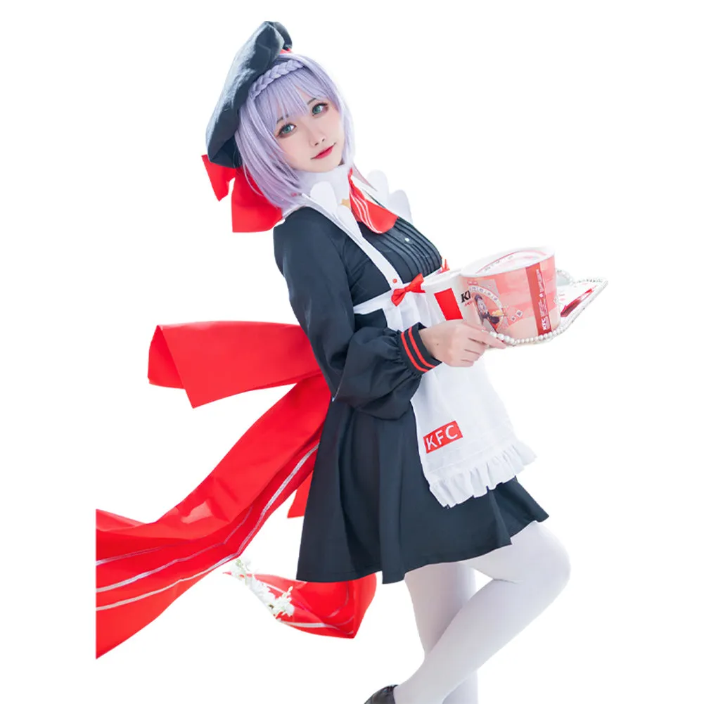 Genshin Impact x KFC Noelle Maid Dress Suit Cosplay Costume