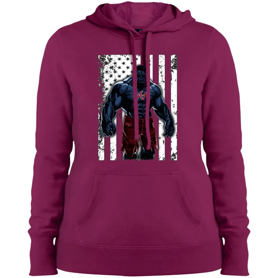 Giants Hulk Atlanta Braves Nfl T-shirt Women Hooded Sweatshirt