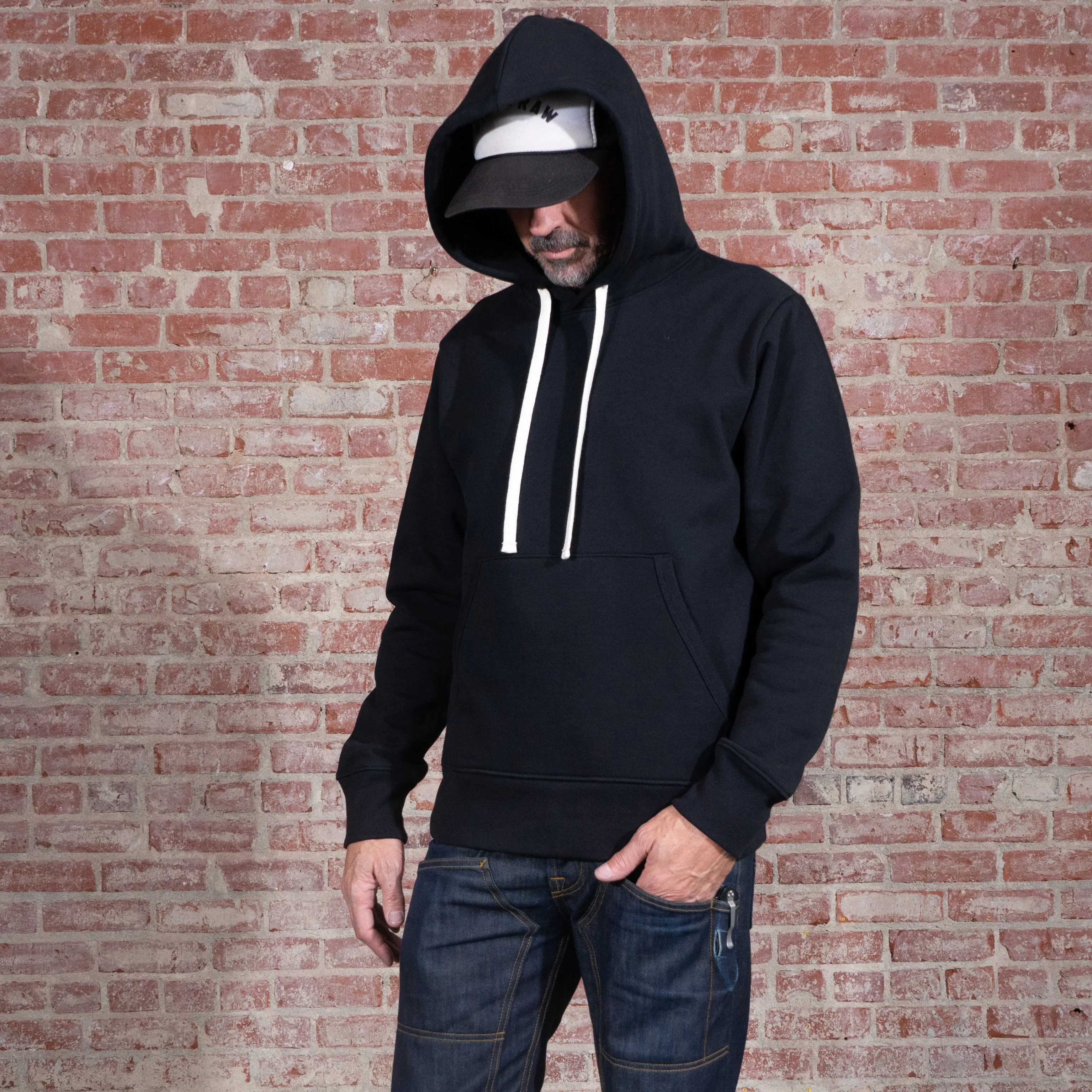 Glory Days Heavyweight Black Fleece Pullover Hoodie