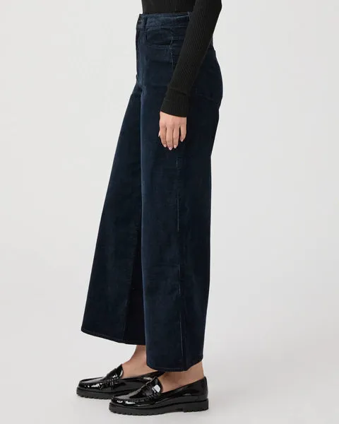 Harper Ankle Wide Leg - Navy Corduroy