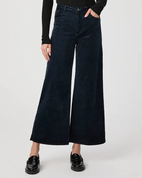 Harper Ankle Wide Leg - Navy Corduroy