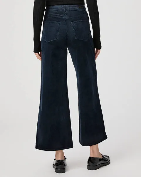 Harper Ankle Wide Leg - Navy Corduroy