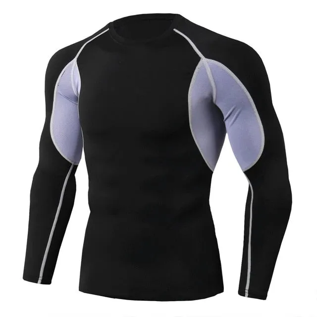 High Quality Cycling Jerseys Sport Shirts Base layer Thermal Shirt Rashgarda MMA Lonlg sleeves Quick drying Running Training top