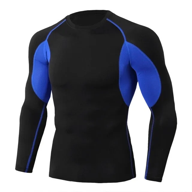 High Quality Cycling Jerseys Sport Shirts Base layer Thermal Shirt Rashgarda MMA Lonlg sleeves Quick drying Running Training top