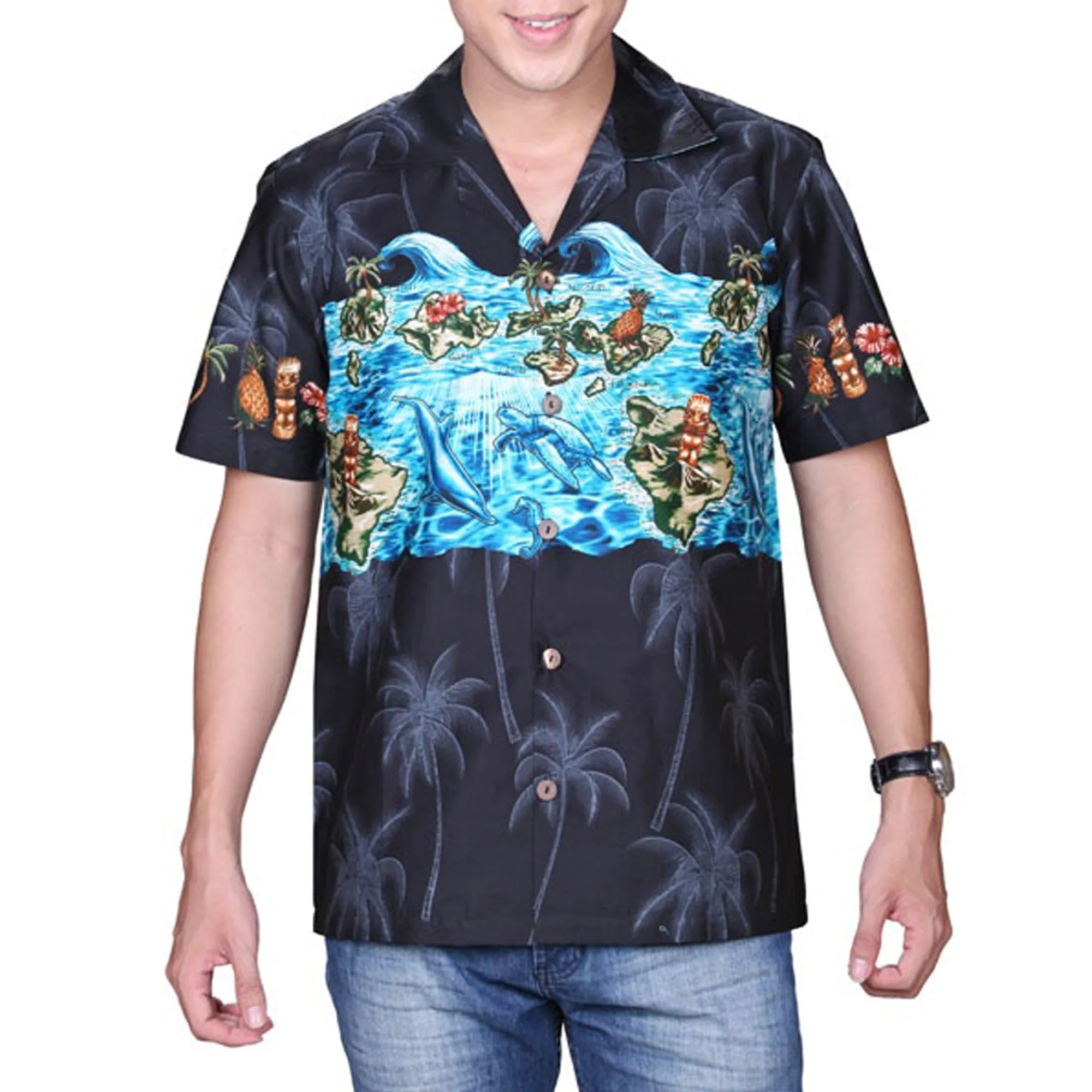 Island Band Men's Aloha Shirt