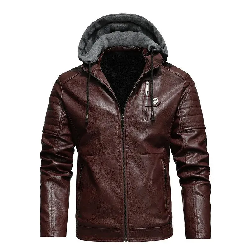 Jackets For Mens Leather Coat Men's Man Windbreaker Hooded Parkas Sports Sweat-shirts Down Light Trekking Cold Waterproof Coats