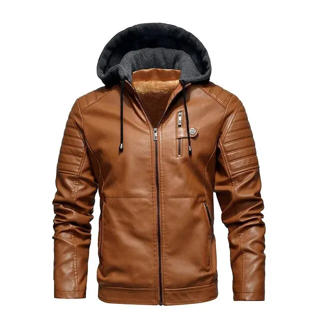 Jackets For Mens Leather Coat Men's Man Windbreaker Hooded Parkas Sports Sweat-shirts Down Light Trekking Cold Waterproof Coats