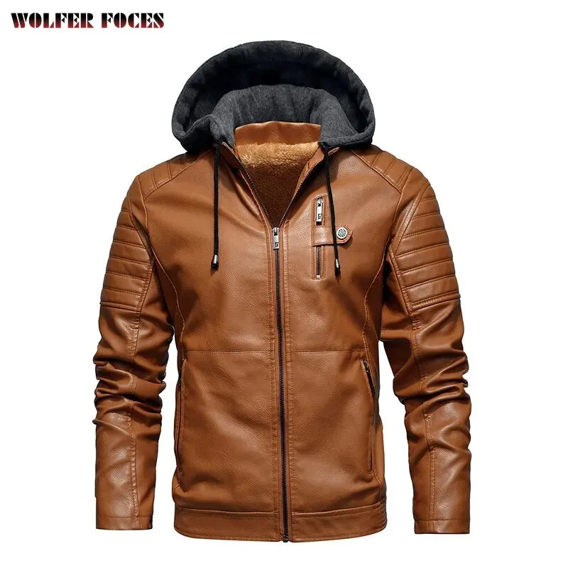 Jackets For Mens Leather Coat Men's Man Windbreaker Hooded Parkas Sports Sweat-shirts Down Light Trekking Cold Waterproof Coats