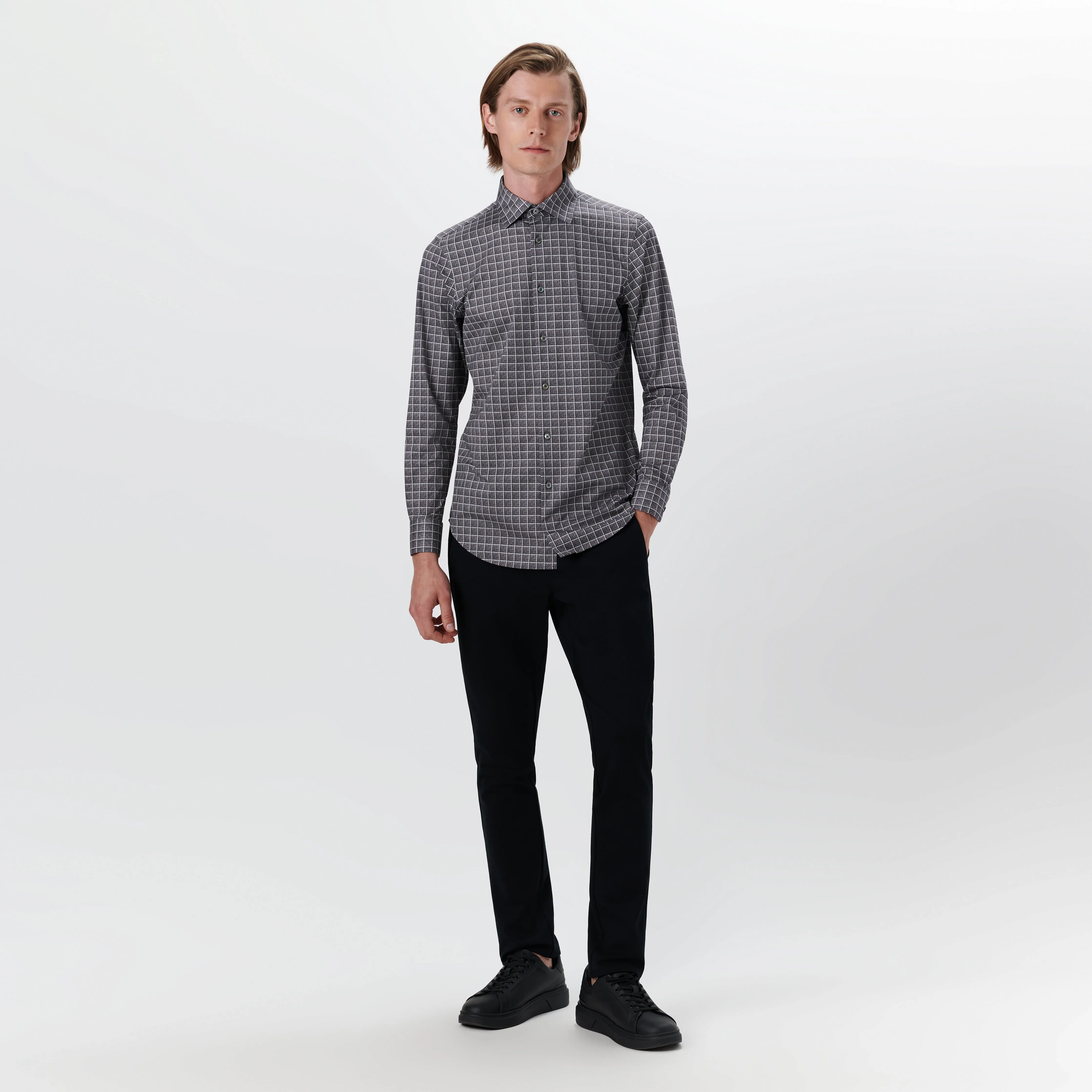 JAMES Graph Check OoohCotton Shirt