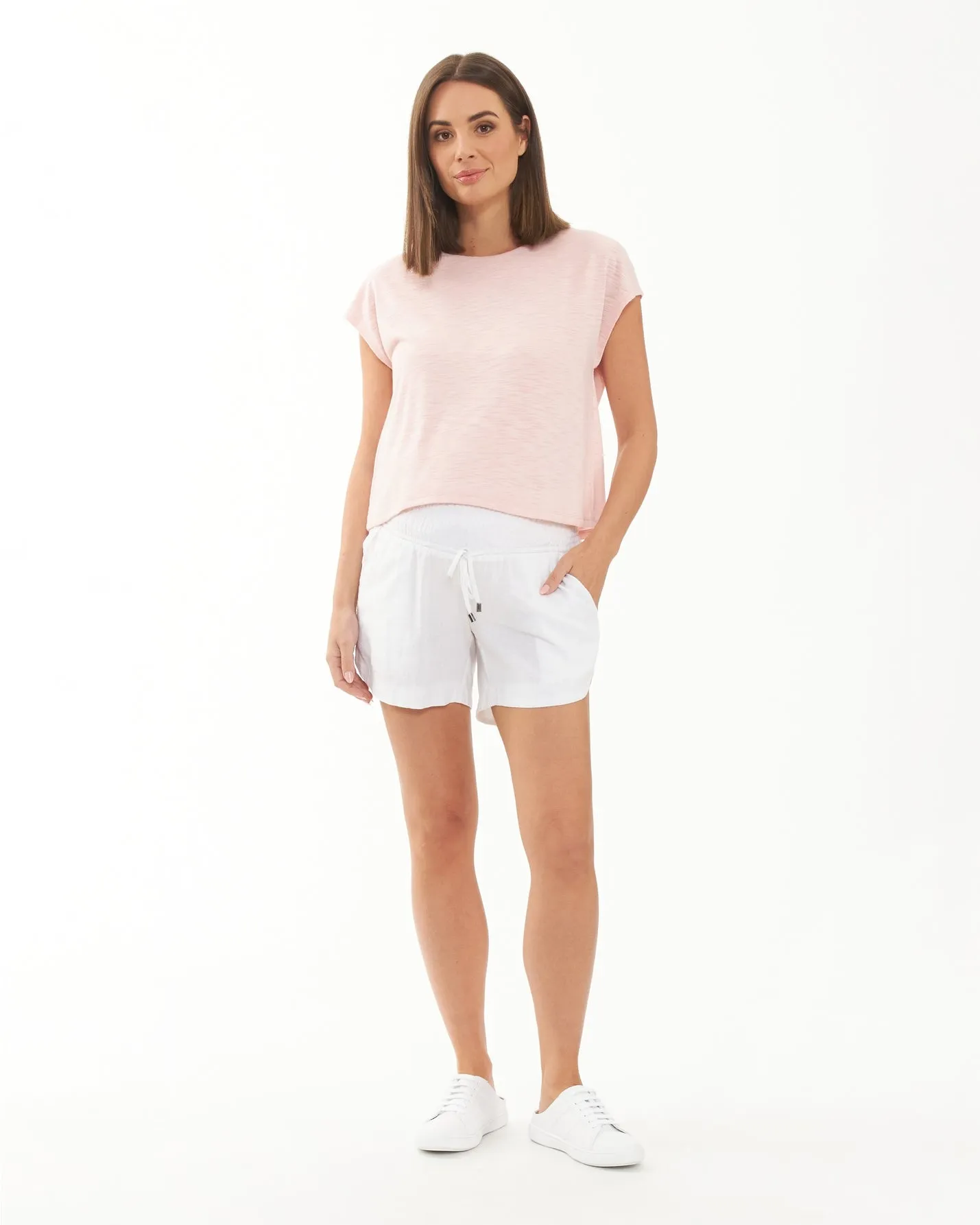 Jazmin Nursing Tee - Soft Pink