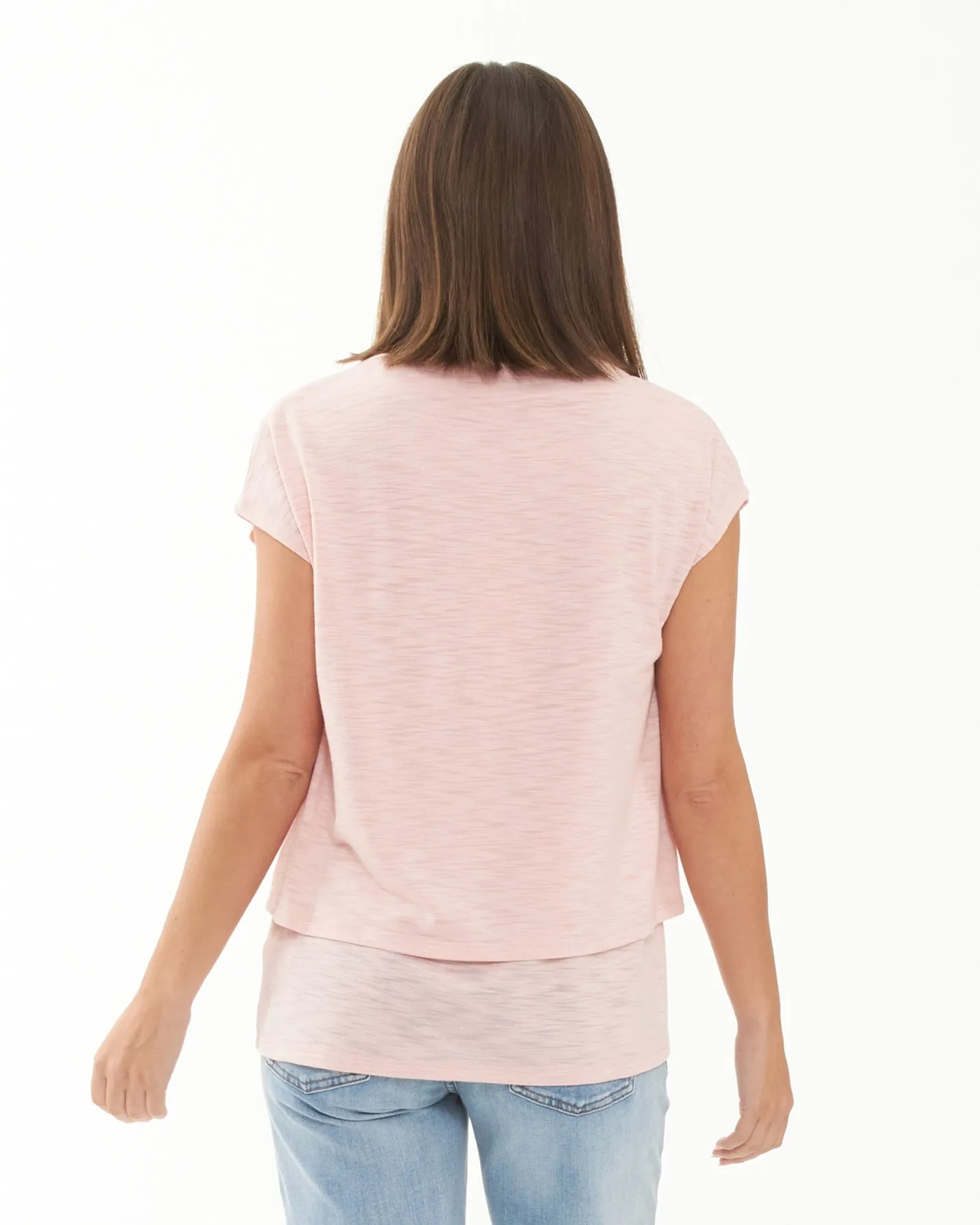 Jazmin Nursing Tee - Soft Pink