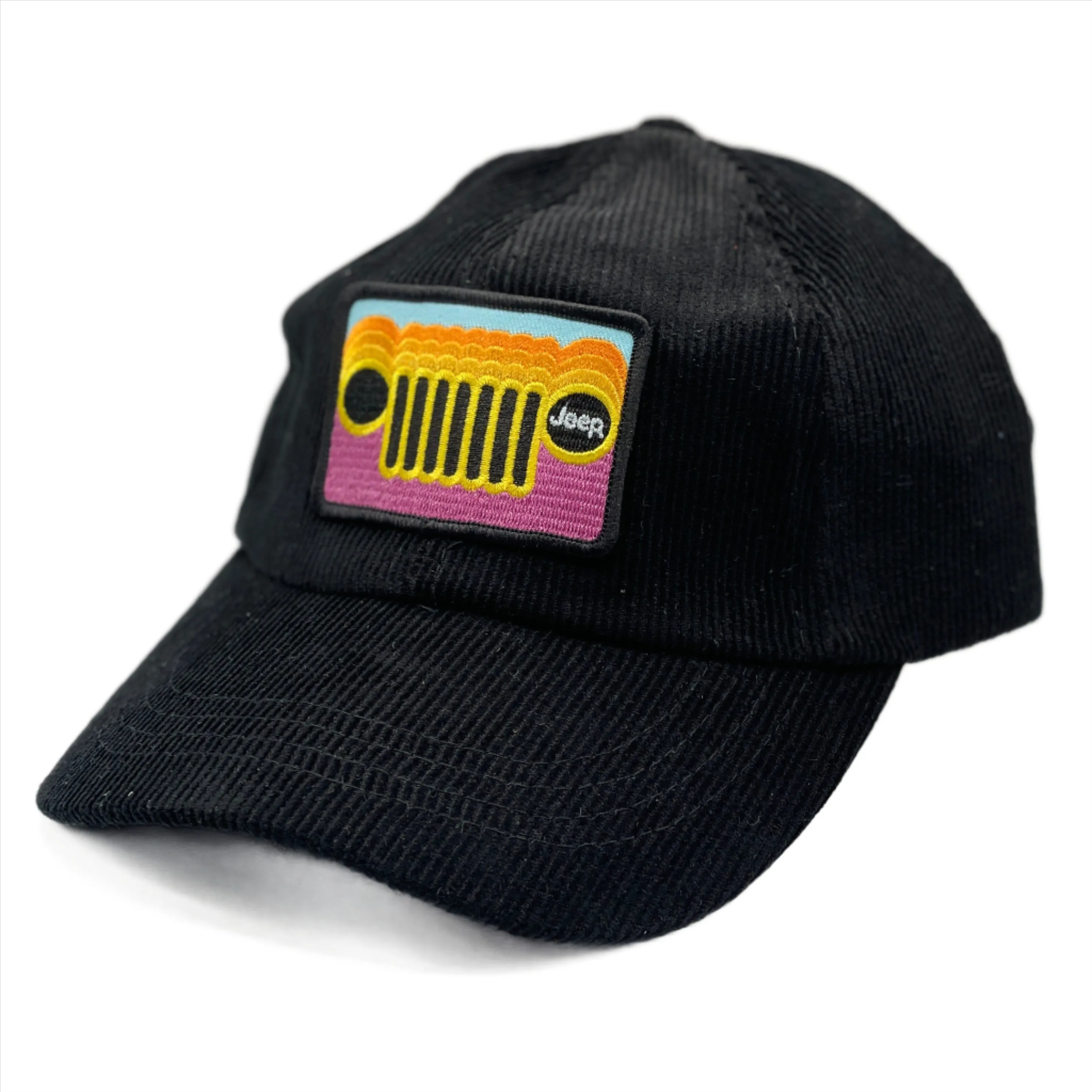 Jeep Retromatic Patch Corduroy Ponytail Baseball Hat