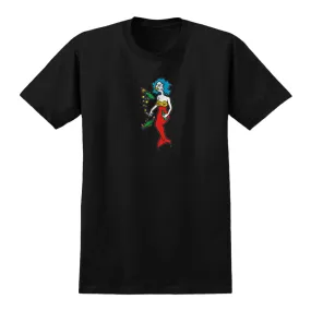 Krooked Mermaid T Shirt Black/Red