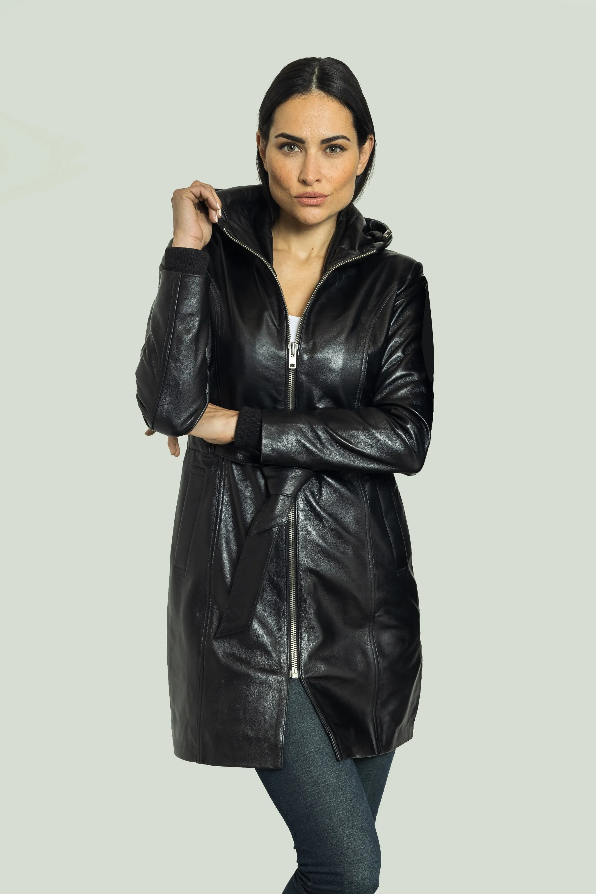 Krystal All Leather | Black