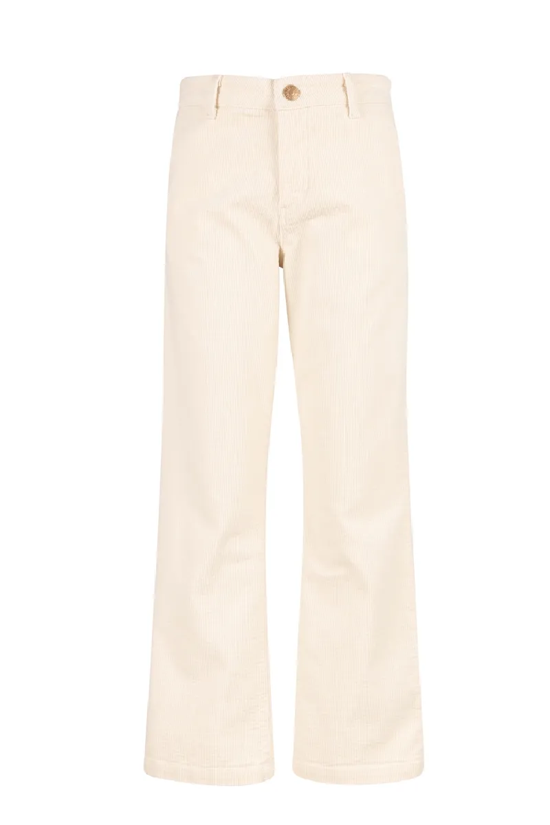 KUT: KELSEY CORDUROY FLARE - Ivory