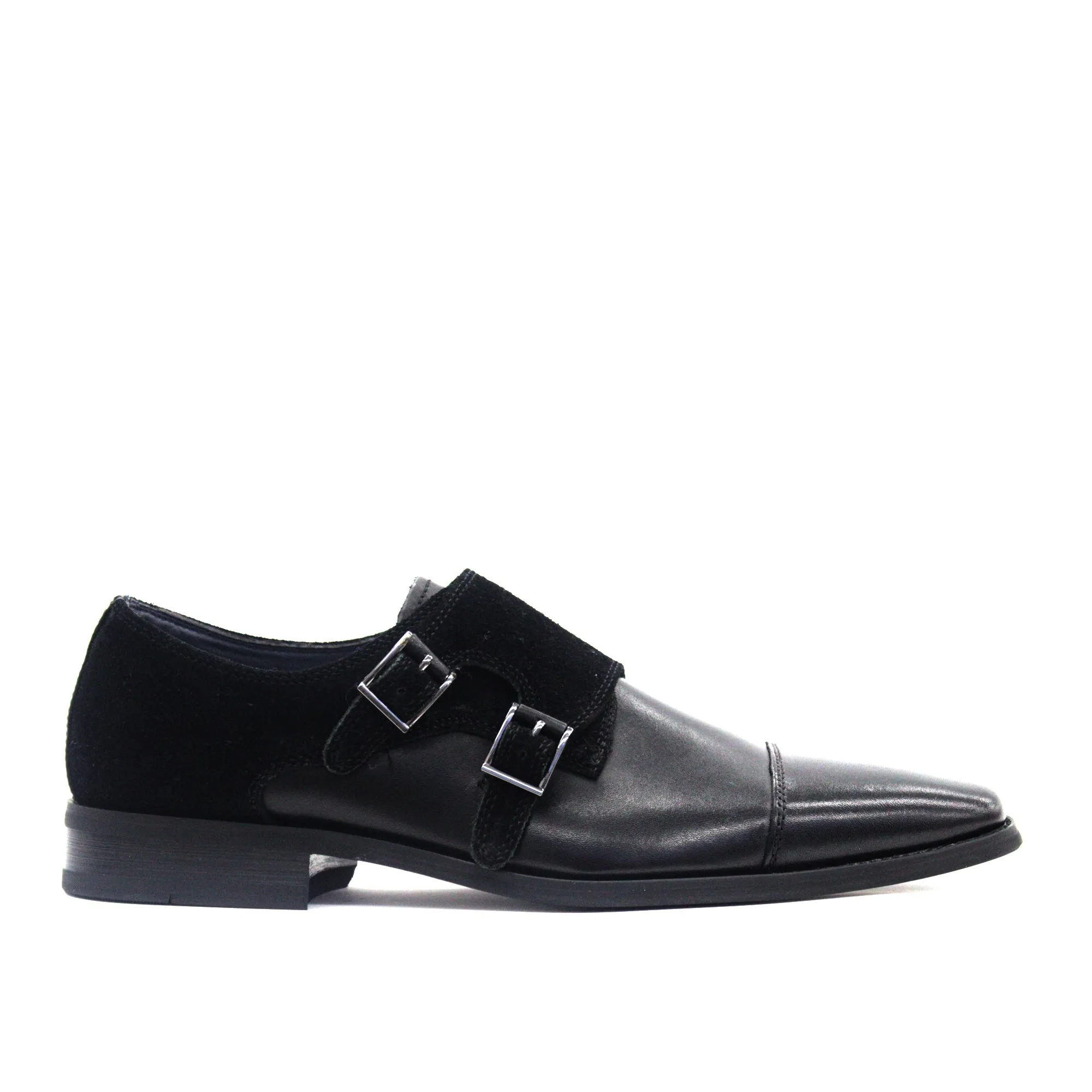 LA MILANO,CAP TOE-SLIP ON-SHOES-A11870-BLACK