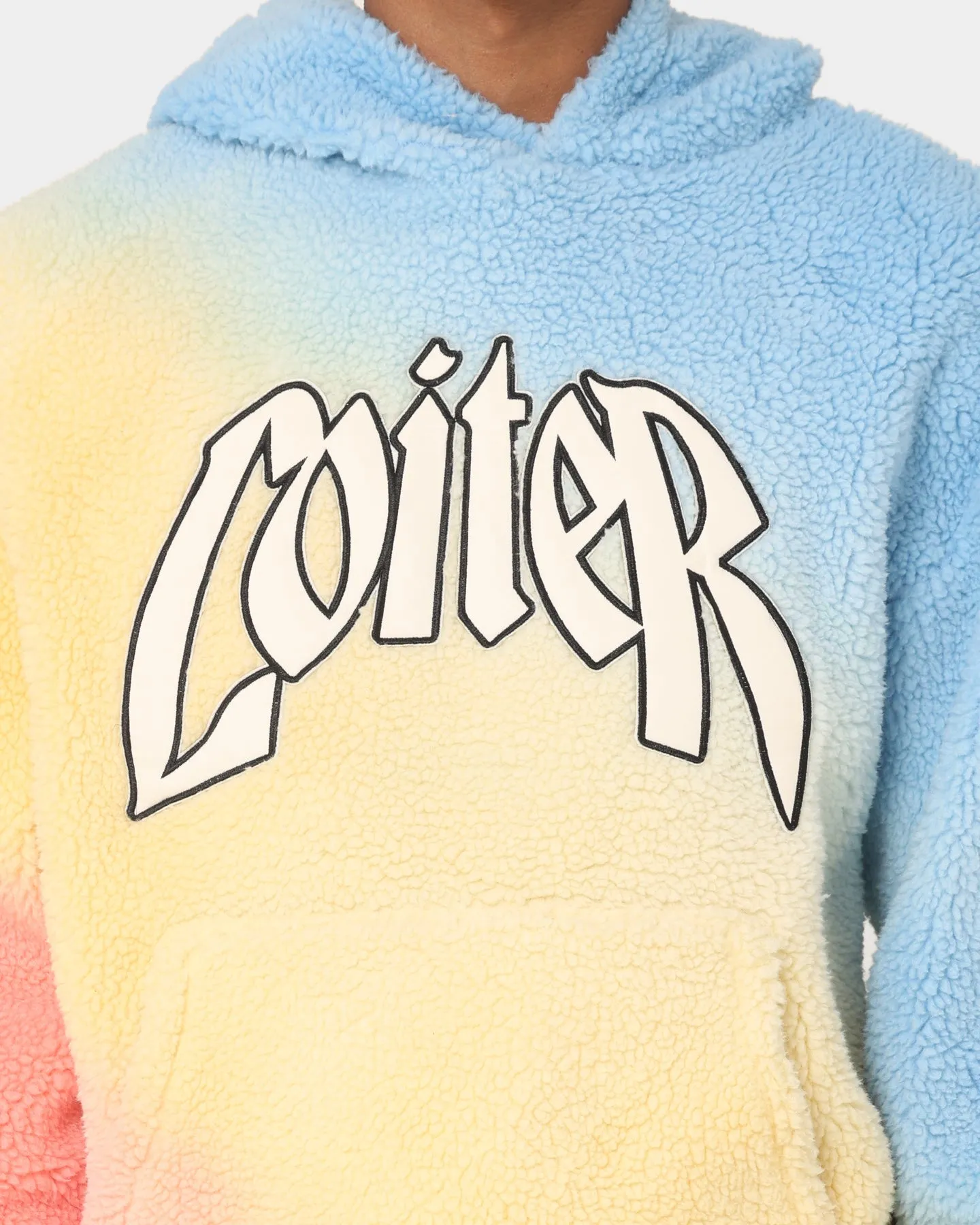 Loiter Sherpa Hoodie Multi-Coloured