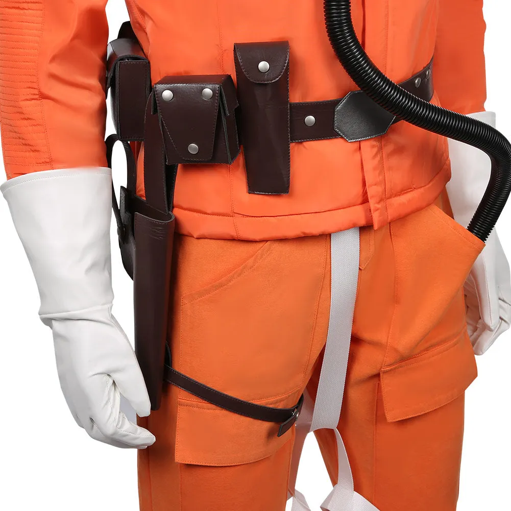 Luke Skywalker Pilot Jumpsuit Halloween Carnival Suit Cosplay Costume