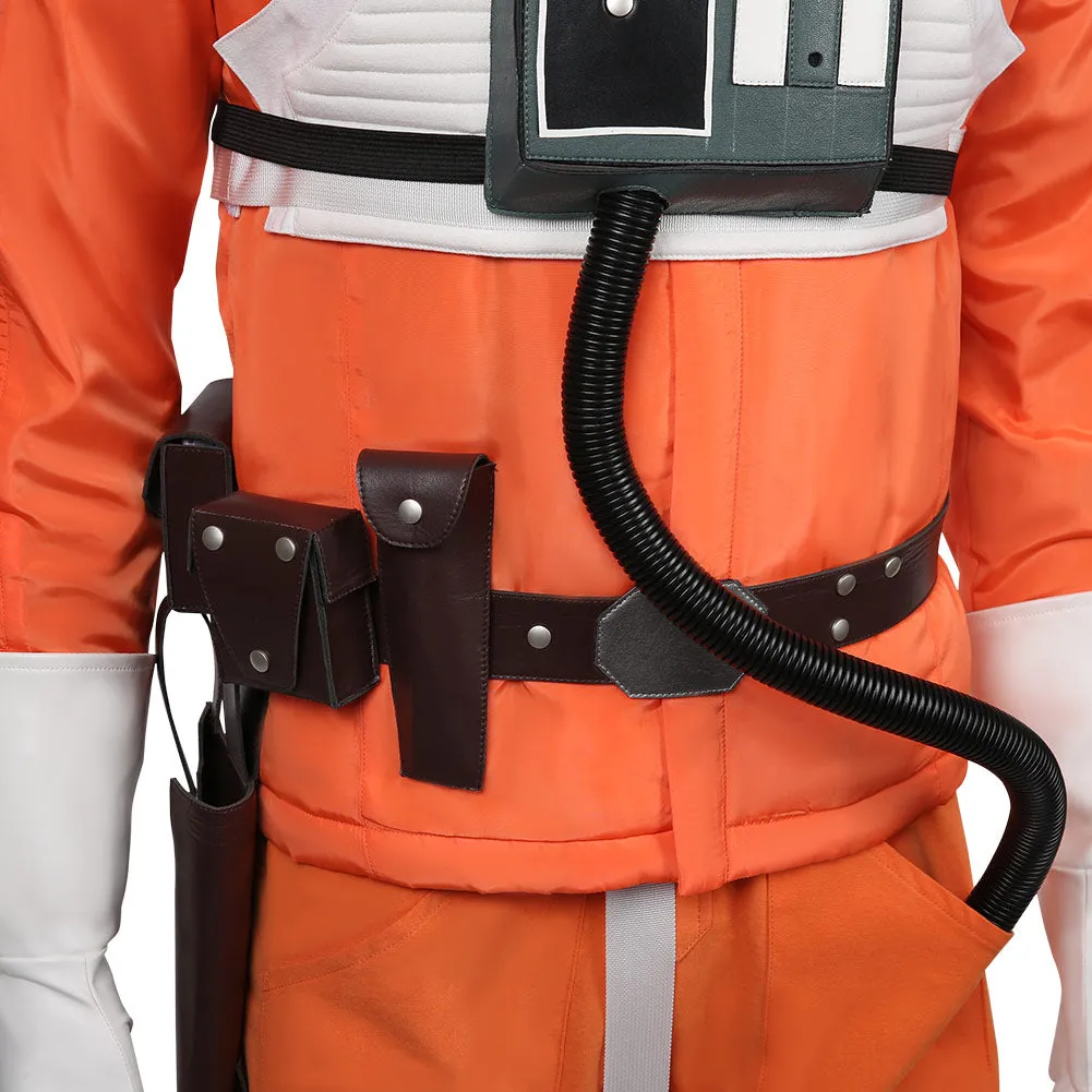 Luke Skywalker Pilot Jumpsuit Halloween Carnival Suit Cosplay Costume