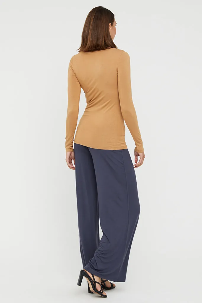 Luxe Wide Leg Pant - Storm