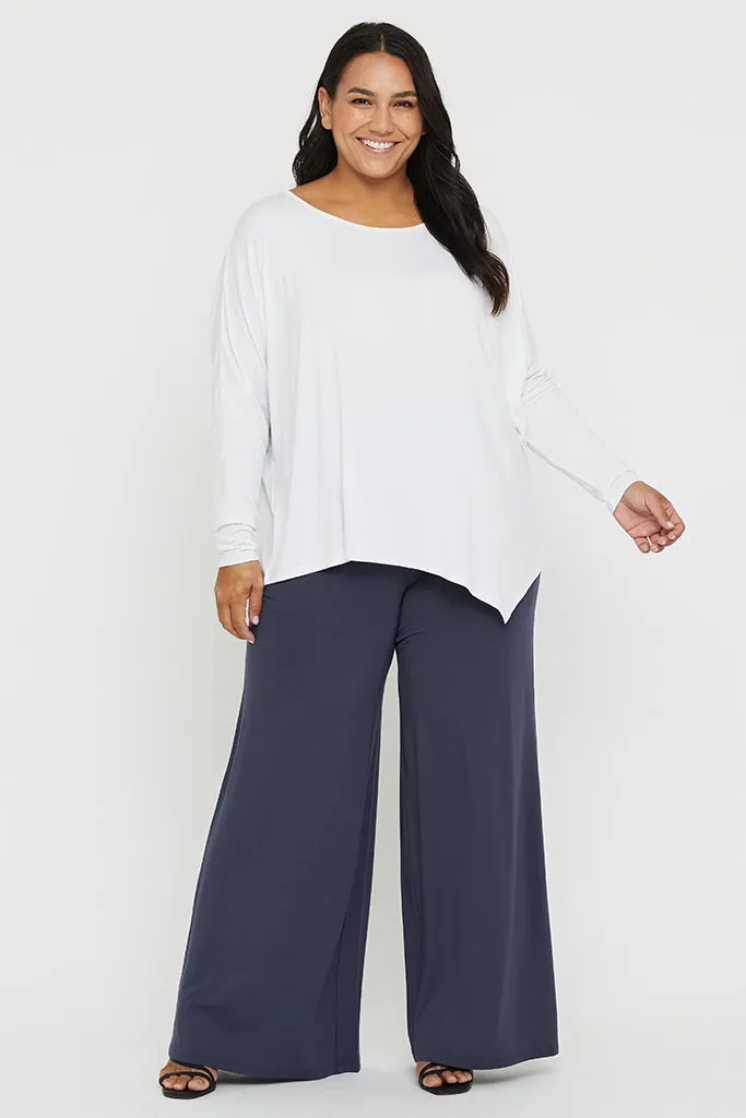 Luxe Wide Leg Pant - Storm