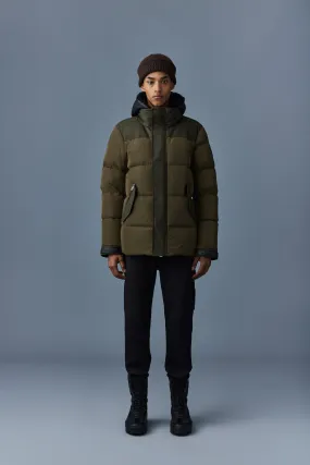 MACKAGE RILEY - Classic Down Jacket With Removable Shearling Bib