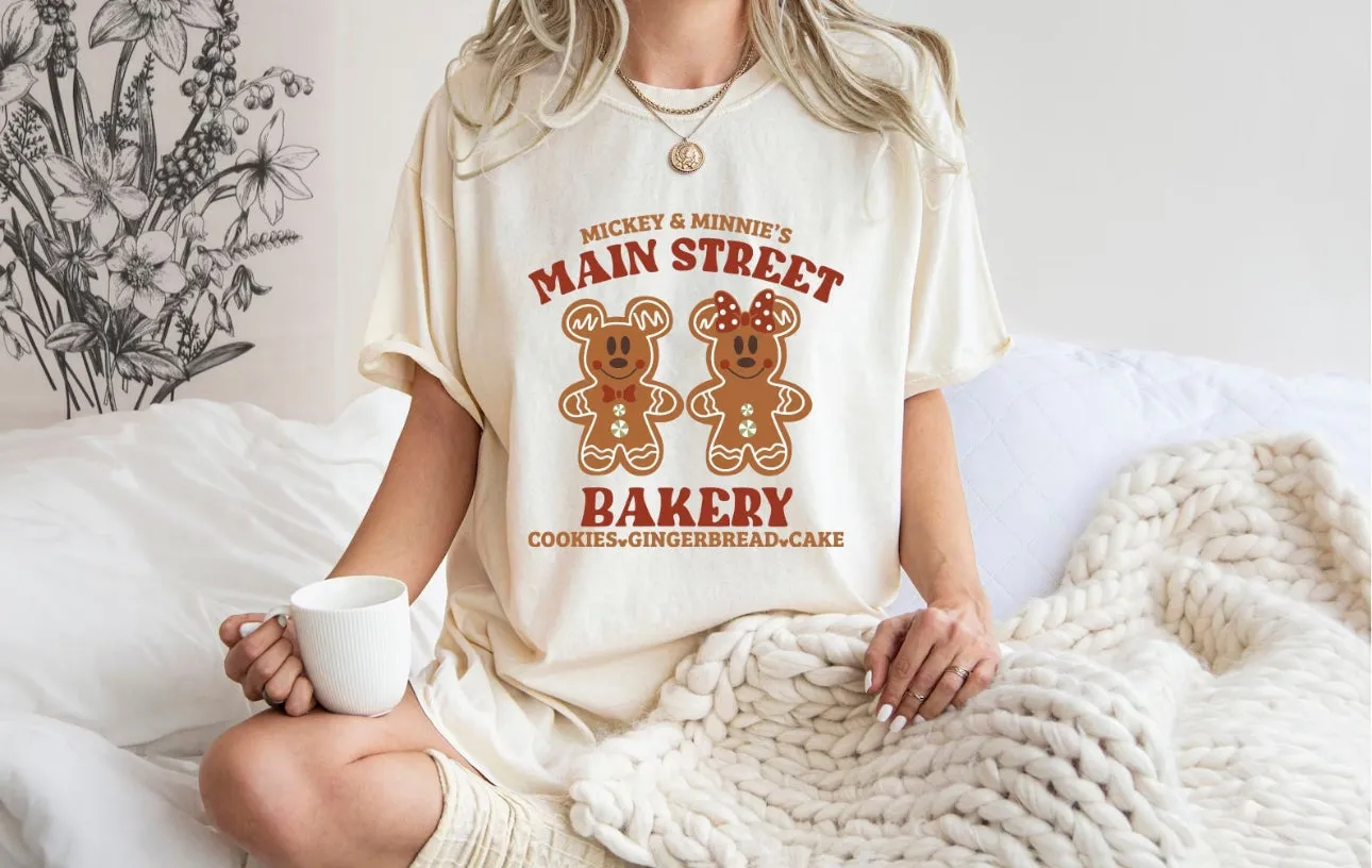 Main Street Bakery Gingerbread Christmas Shirt