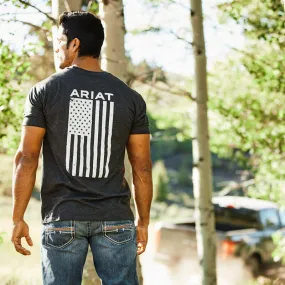 Men's Ariat Charcoal Freedom T-Shirt - 10025209