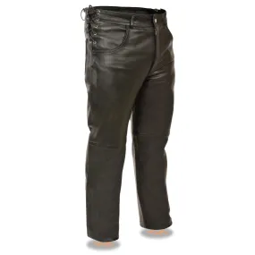 Men's deep pocket over pants w/ side laces for adjustment