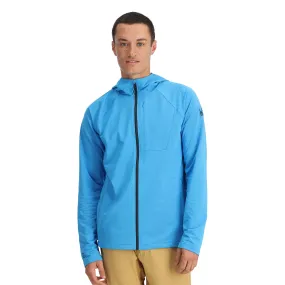 Mens Gridweb Hoodie - Aether Blue