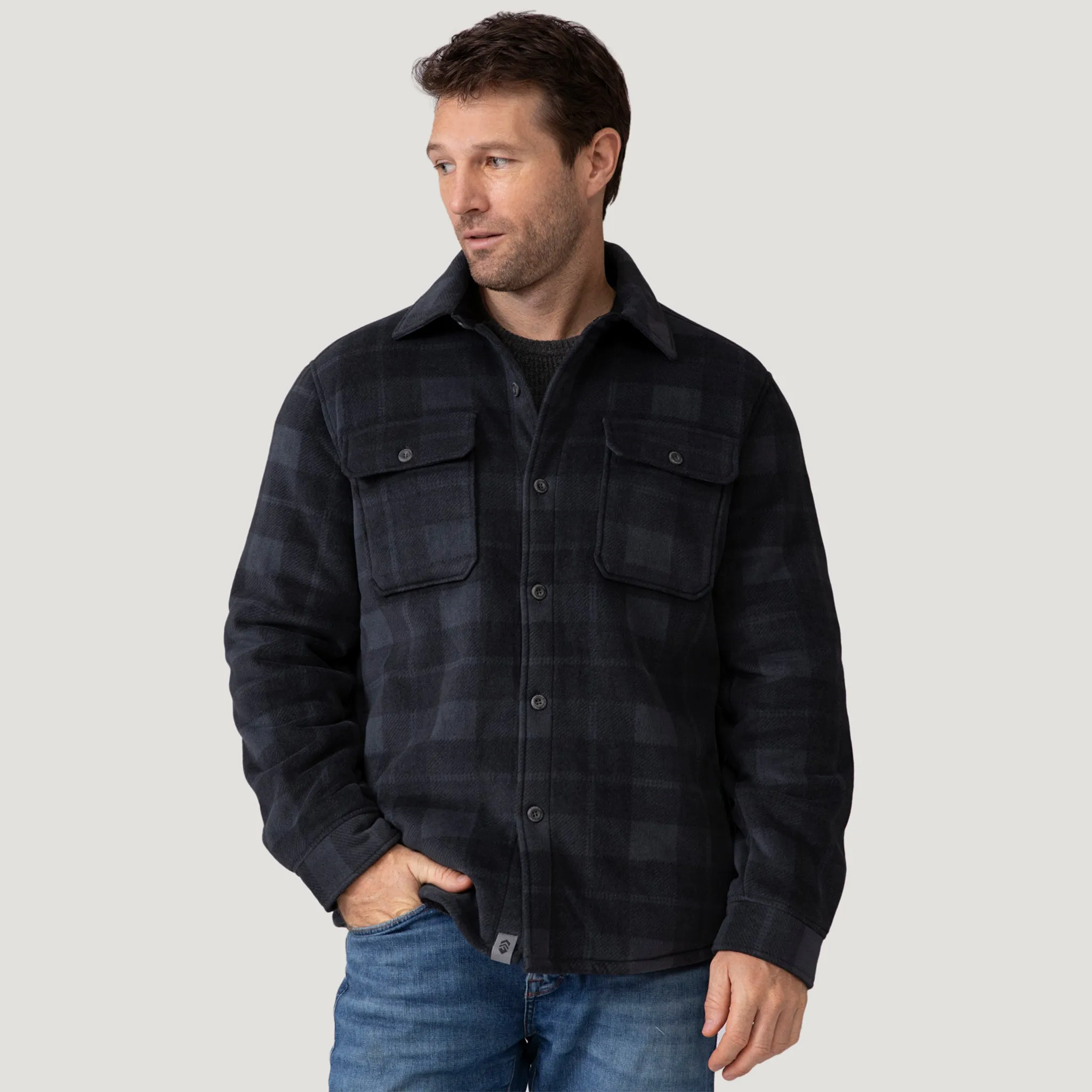 Men's Mountain Ridge Sueded Chill Out Fleece Jacket