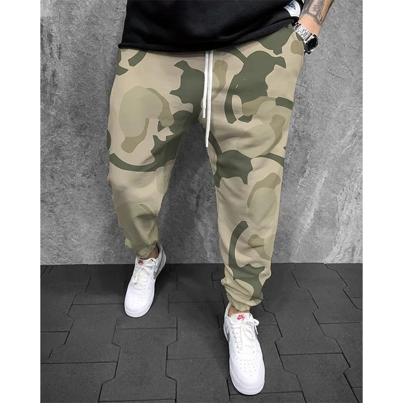 Men's Printed Elasticated Sweatpants 29937096YM