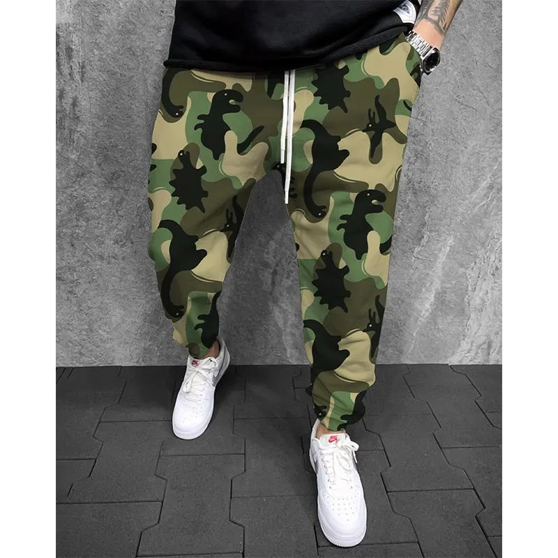 Men's Printed Elasticated Sweatpants 29937096YM