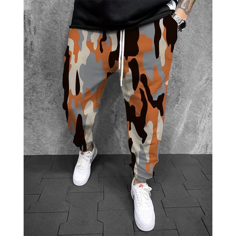 Men's Printed Elasticated Sweatpants 29937096YM