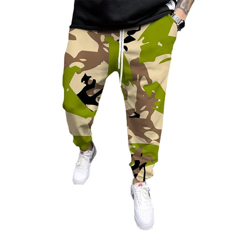 Men's Printed Elasticated Sweatpants 29937096YM