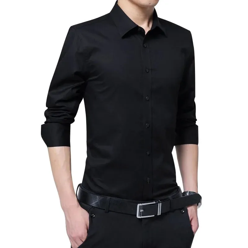 Men's Slim Fit Casual Business Shirt