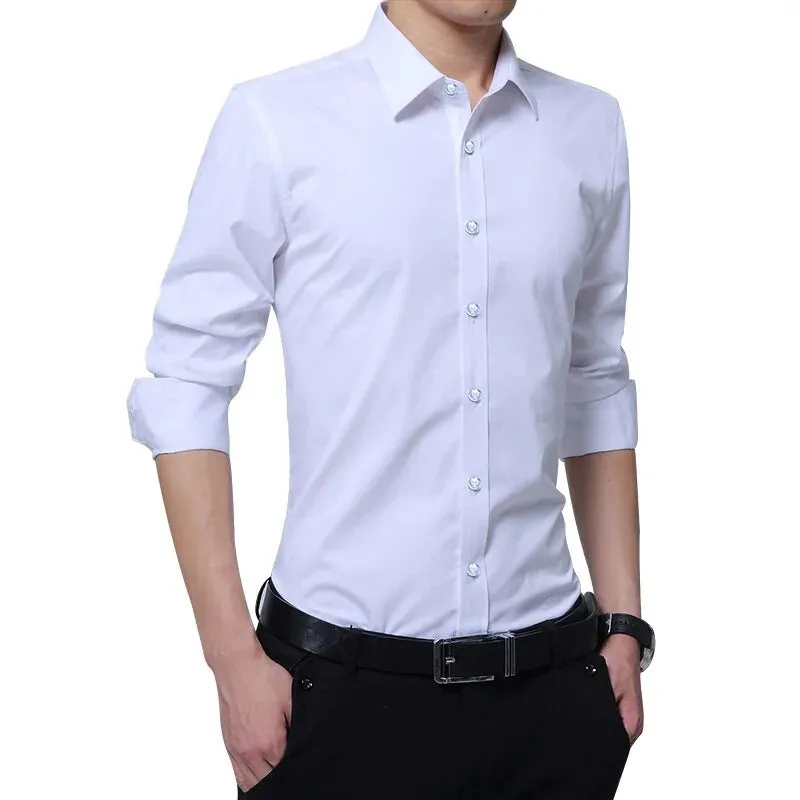 Men's Slim Fit Casual Business Shirt