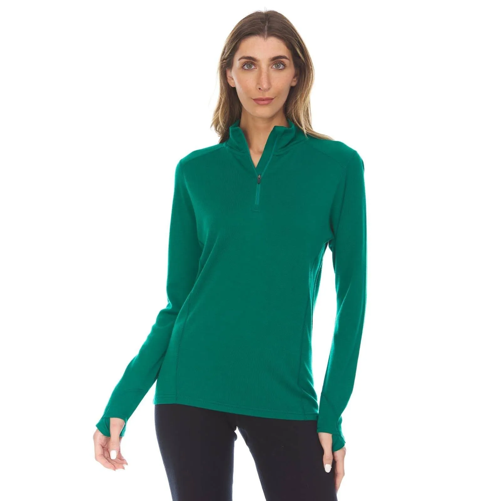 Midweight - Sequoia Women's 1/4 Zip 100% Merino Wool