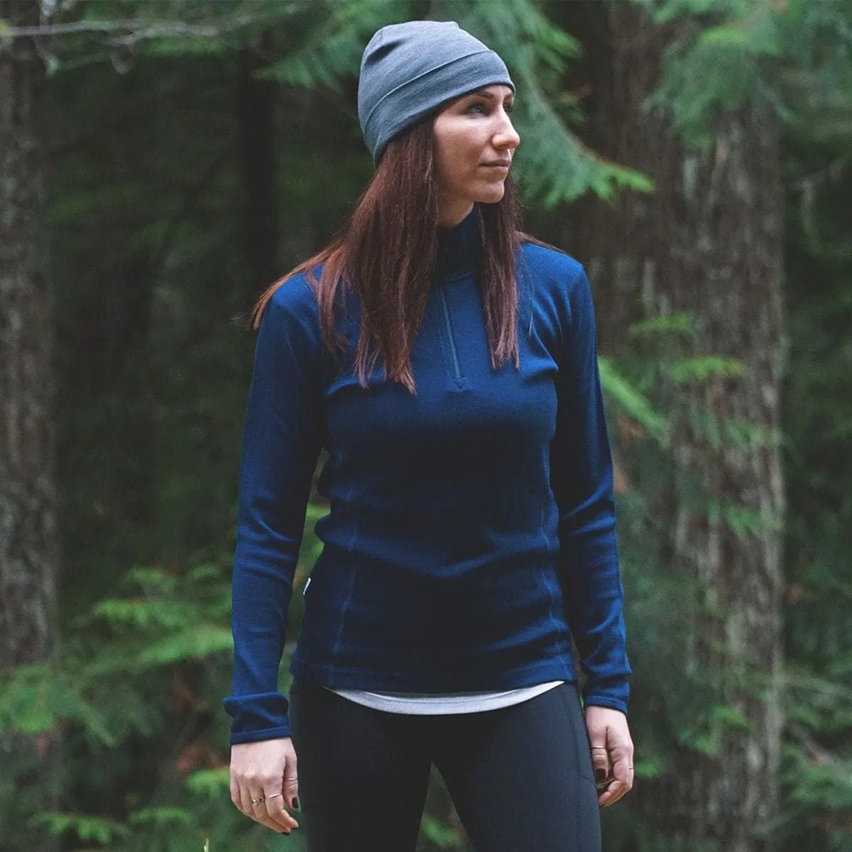 Midweight - Sequoia Women's 1/4 Zip 100% Merino Wool