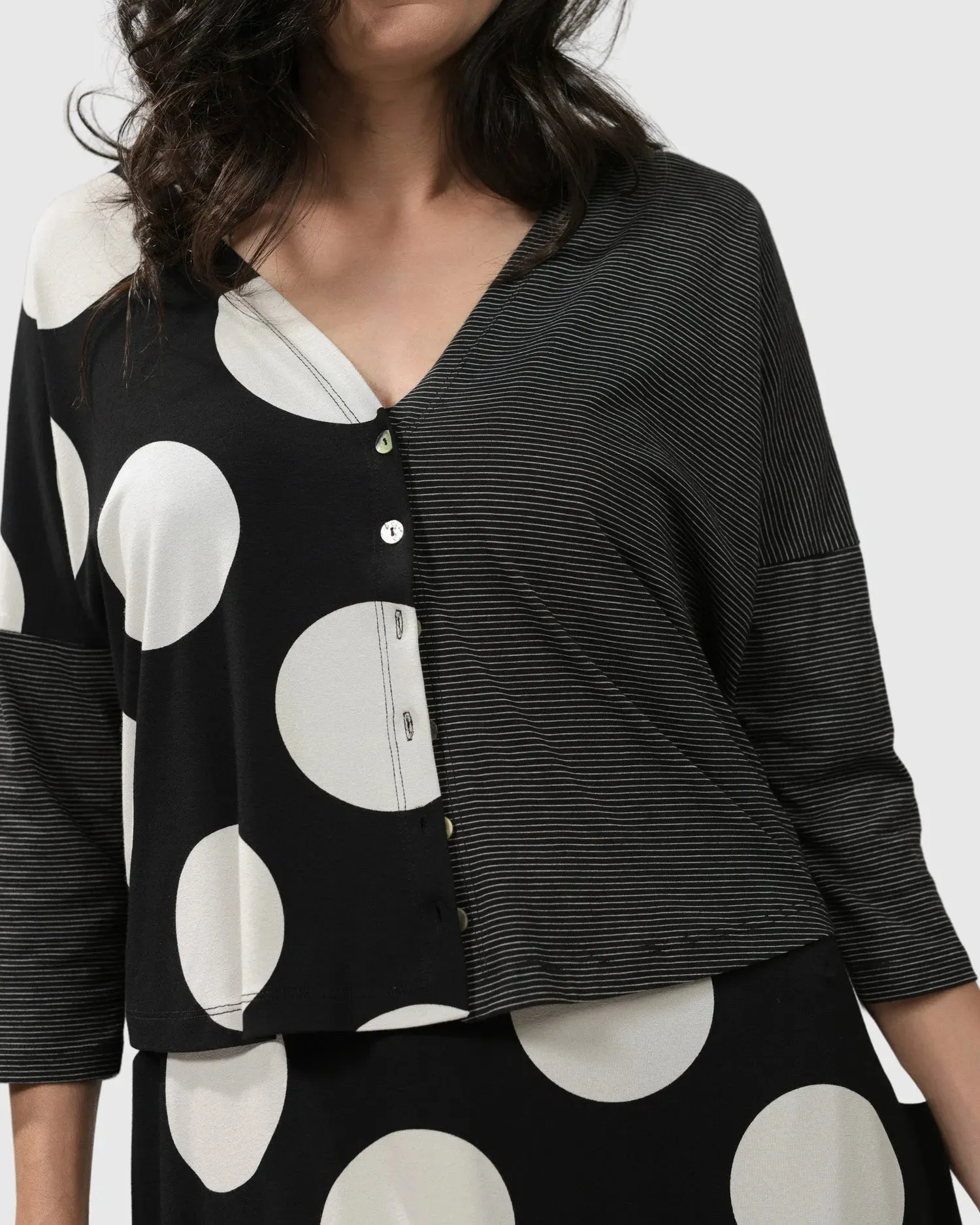 MINNIE CROP CARDIGAN MONO