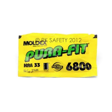 Moldex Pura-Fit 6800 Foam Earplugs - 200 Pair/Box