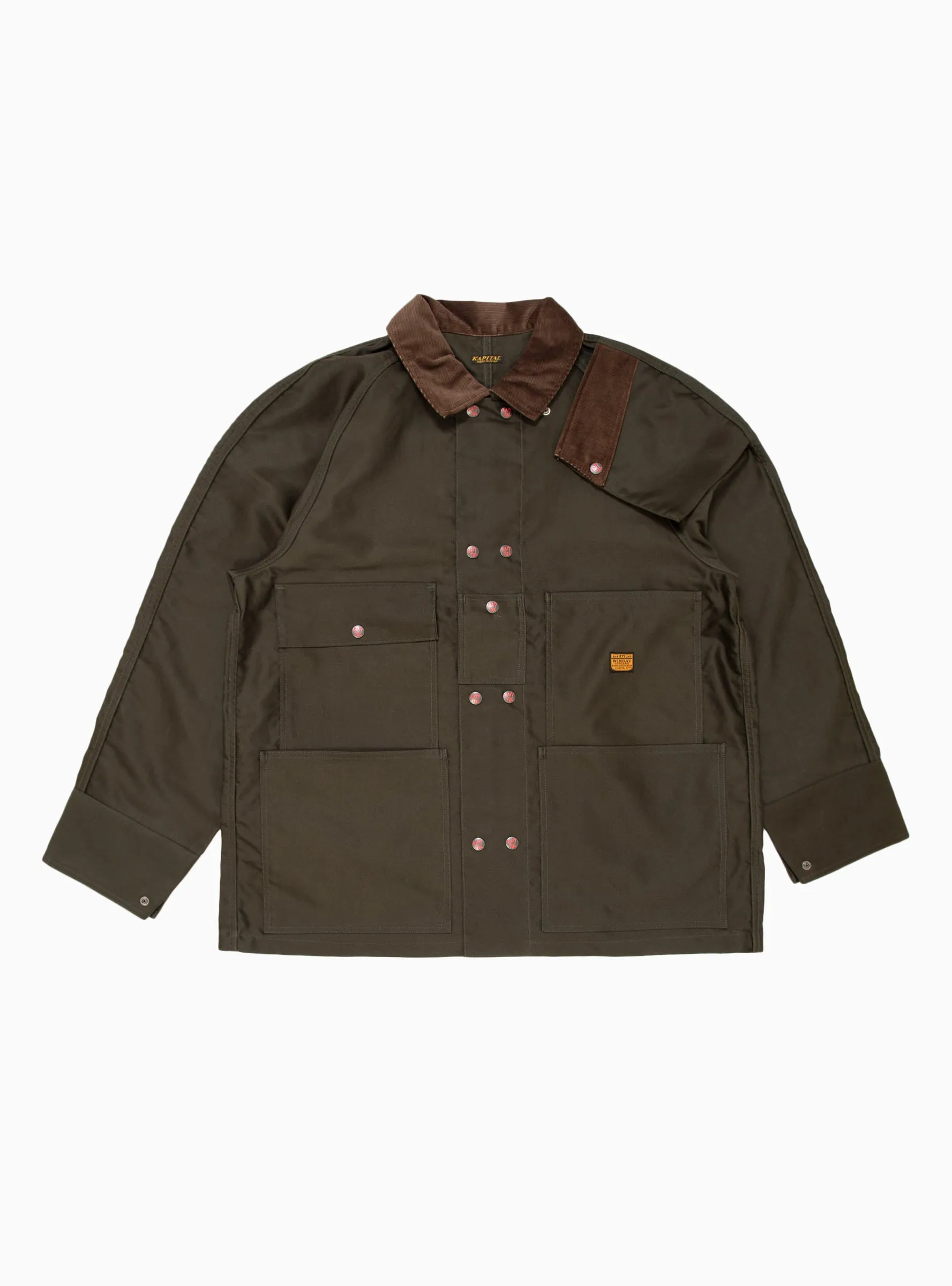 Moleskin Propeller Coverall Khaki