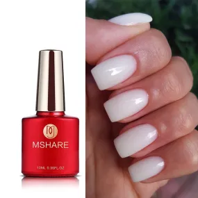 MSHARE Milky White Builder Nail Extension Gel in A Bottle