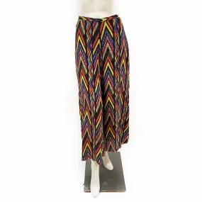 Multicolor Wide Leg Pants