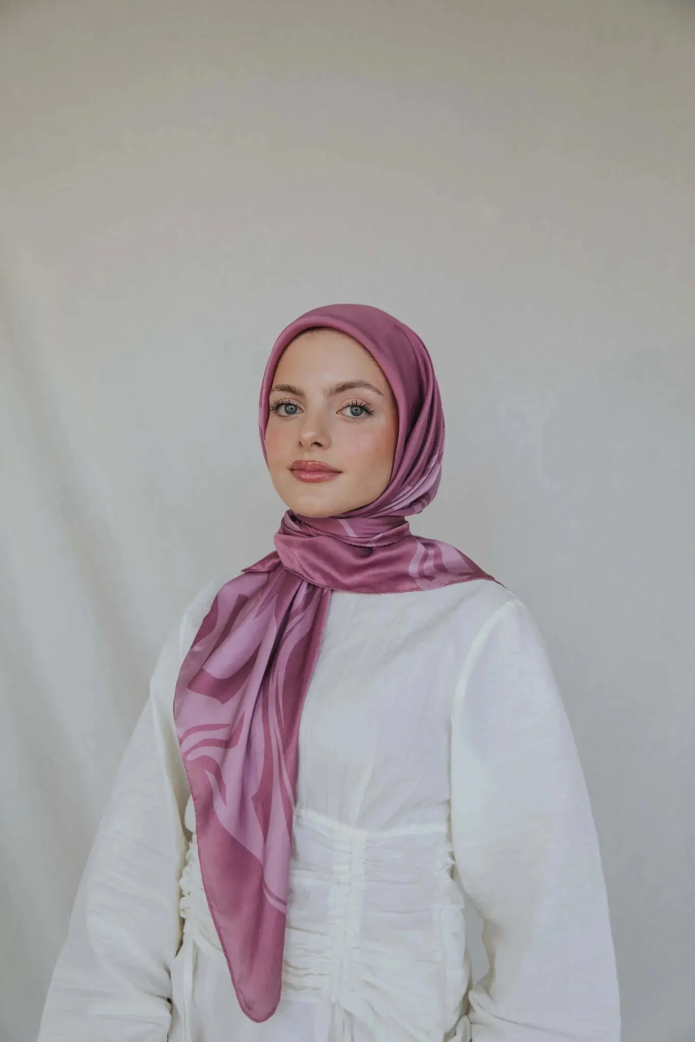 MY084 Advanced Pink hijab  hijab/tudung  printed hijab  printed scarf