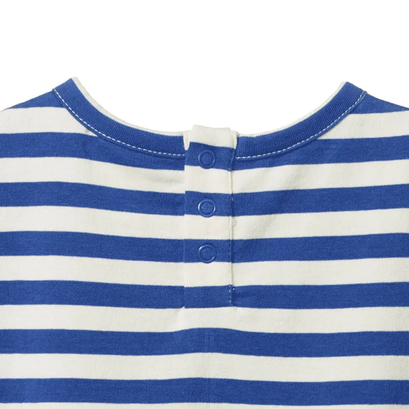 Nature Baby Twirl Dress - Isle Blue Sea Stripe