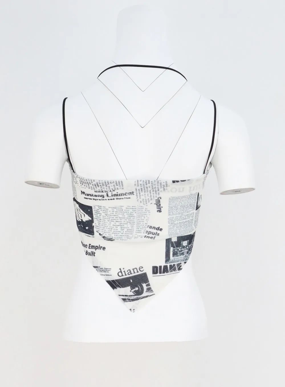 Newspaper Print Top IY322