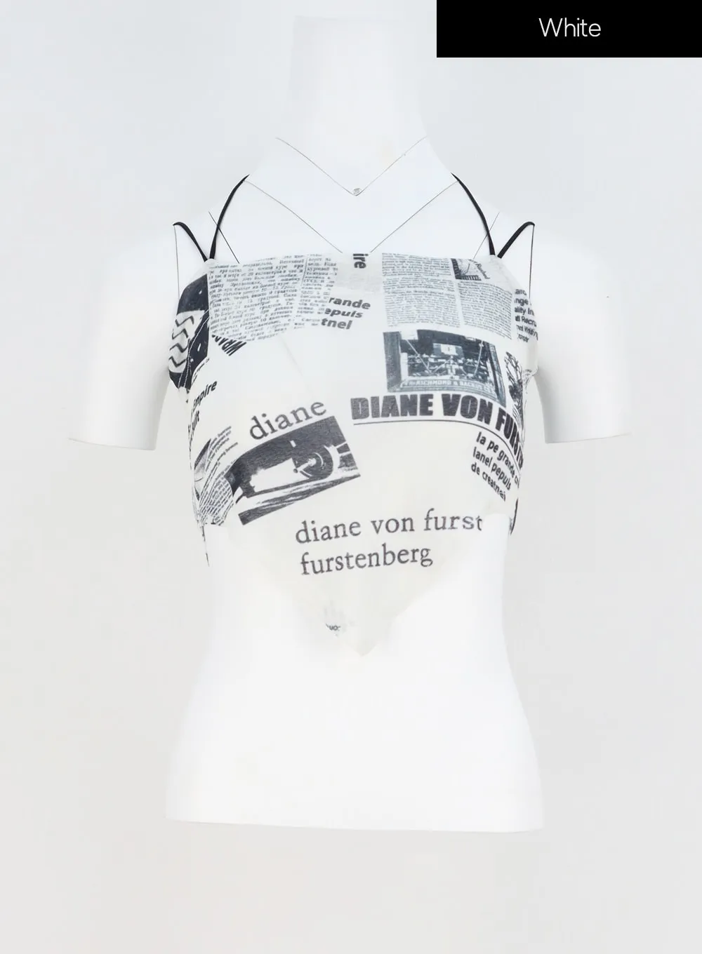 Newspaper Print Top IY322