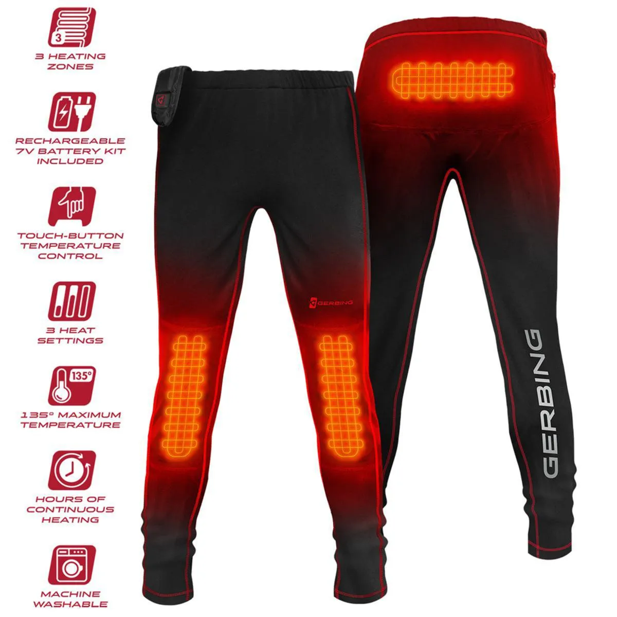 Open Box Gerbing 7V Battery Men's Heated Pants